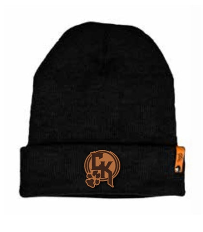 Beanie leather patch